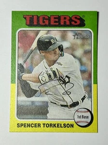 2024 Topps Heritage Flip Stock Spencer Torkelson Detroit Tigers SSP - Picture 1 of 3