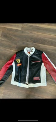 WOW!!!! Ferrari leather jacket. Lamb’s leather. Used. - Image 1 of 4