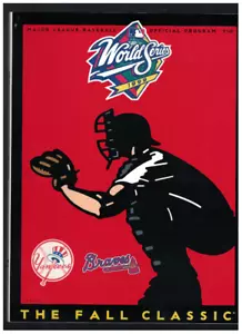New York Yankees vs. Atlanta Braves 1999 World Series Baseball Program - Picture 1 of 1