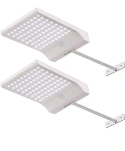 Led Street Solar Power Lights Wall Pole Outdoor New Waterproof Garden Fence Lamp - Picture 1 of 10