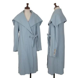 SONIA RYKIEL Sailor Collar Buttonless Coat Size S-M(K-139935) - Picture 1 of 12