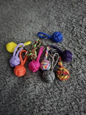 Monkey Fist Paracord Keyring - Image 1 of 3