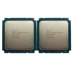 Lot of 2! Intel Xeon E5-2651 V2 SR19K 12Core 1.80GHz 30MB Socket LGA2011 CPU - Picture 1 of 4