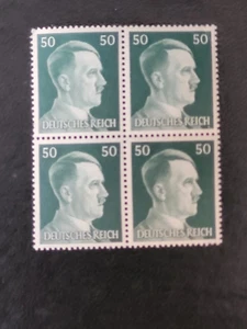 Nazi Germany 1941 Hitler Heads - 50pf - Mi 796 - Block of 4 - MNH (**) - Picture 1 of 2