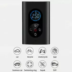 Bomba de aire eléctrica USB automática para bolas de neumáticos de coche bicicleta bomba inteligente 150PSI inalámbrica - Imagen 1 de 8