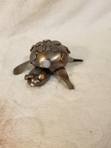 Mexico Rustic Recycled Metal Animal Sculpture Trinket Box, 'Rustic... - Picture 1 of 10