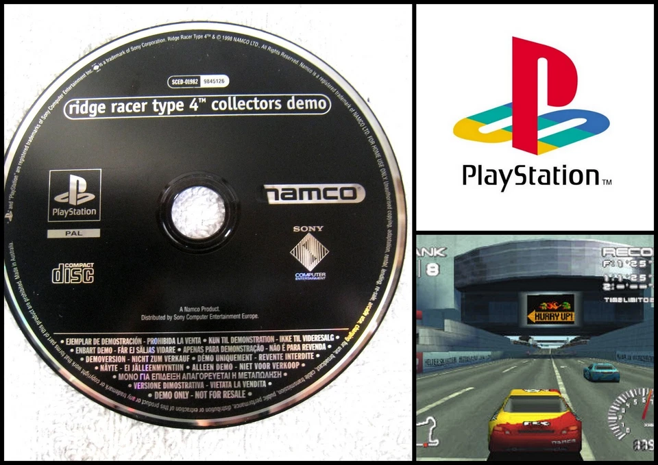 Ridge Racer Type 4 Collector's Demo (1998) - Sony PlayStation 1 PS1 Video Game - Image 1 of 1