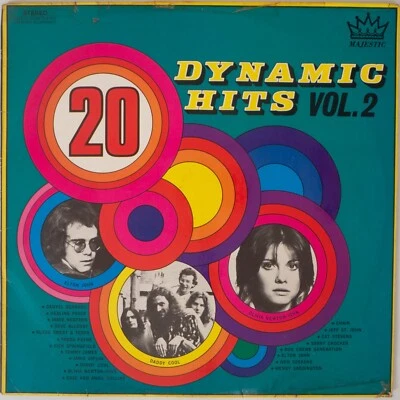 20 DYNAMICS HITS VOLUME 2 - VARIOUS ARTISTS - vinyl LP - Majestic - 1971 G (163) - Image 1 of 3