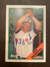 2017 Topps Rediscover 1988 Topps Stamped Buybacks Bronze Joe Hesketh #371