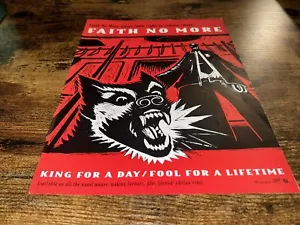 Faith No More "King For A Day" Rare Original 1995 Album Promo Magazine Ad - Bild 1 von 5