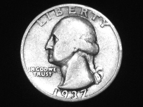 1937-S Washington Quarter --- Fine +++ Cover