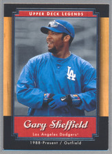 GARY SHEFFIELD - 2001 Upper Deck Legends MLB #66 LA Dodgers