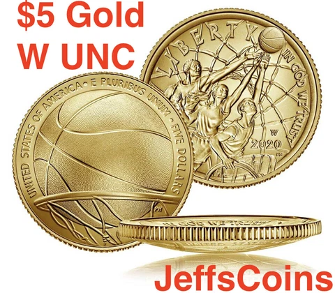 2020 W GOLD UNC Naismith Memorial Basketball Hall of Fame 60th Anniversary 20CB Cover