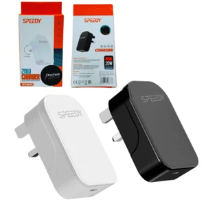 Tragbares 20 W 2 AMP schnell 1 Port USB faltbares Ladegerät UK Netzstecker Adapter - Bild 1 von 17