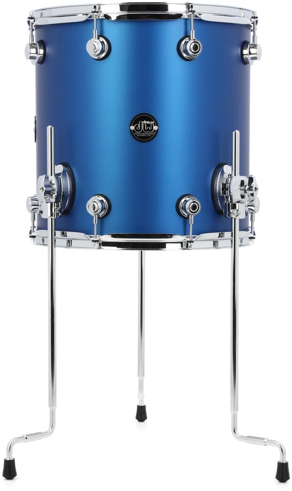 Tom de piso serie DW Performance - 14 pulgadas x 14 pulgadas, satinado duro de aguas profundas, Foto 1 de 1