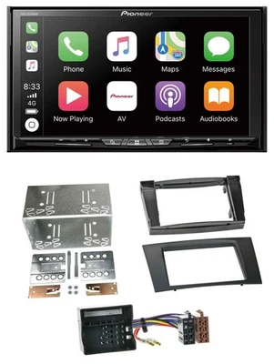 Pioneer 2DIN MP3 USB DAB DVD Bluetooth Autoradio für Mercedes E-Klasse S211 03-0 - Bild 1 von 4
