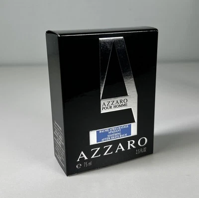 Bálsamo calmante para después del afeitado Azzaro Pour Homme 75 ml 2,5 oz nuevo Foto 1 de 4