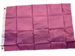 2x3 Magenta Pink Solid Plain 100D Polyester Color Flag 2'x3' Banner Grommets - Picture 1 of 1