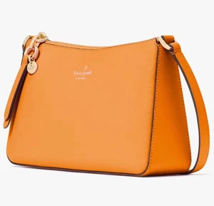 Kate Spade Ginnie Crossbody Bag Orange Zinnia Purse KK311 Tassel NWT $299 MSRP F - Picture 1 of 6