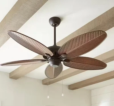 Generation Lighting Cruise 52 in. Coastal Outdoor Roman Bronze Ceiling 5CU52RB * - Image 1 of 4