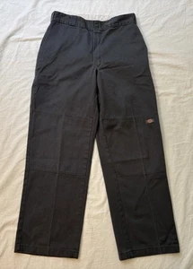 Dickies Pants Mens 31x31 Gray Blue Carpenter Chino Double Knee Loose Workwear - Imagen 1 de 11