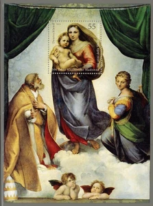 Bundesrepublik Block 79  500 Jahre Sixtinische Madonna, postfrisch (MNH) - Bild 1 von 1