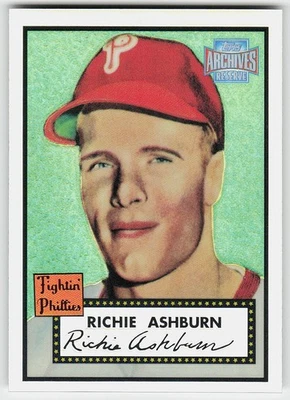 2001 Topps Archives Reserve #4 Richie Ashburn BASEBALL Philadelphia Phillies - Image 1 of 2