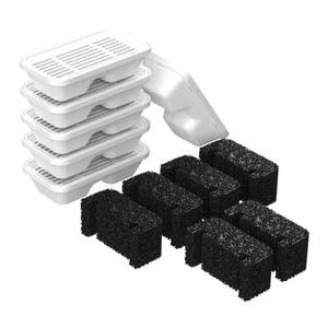 Ersatzfilter für Hundebrunnen 5L, 6 Kohlefilter plus 6 Schaumstofffi... - Bild 1 von 5