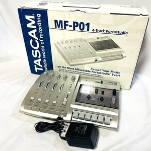 Grabadora de cinta de casete analógica TASCAM MF-P01 portastudio 4 pistas usada Japón - Imagen 1 de 22
