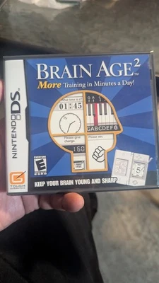 Brain Age 2 [ More Training in Minutes a Day ] (DS) SEALED NEW VG CONDITION - Image 1 of 4
