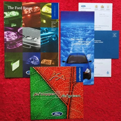 1996 FORD CARS RANGE BROCHURE AND PERIOD FORD KA BROCHURES - Image 1 of 2