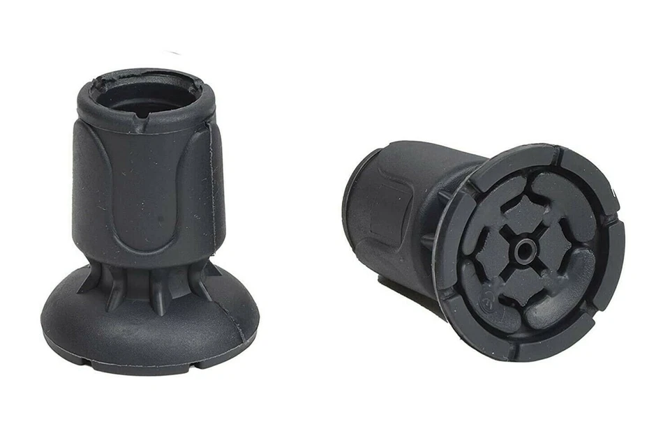 Ersatz Stockkapsel FDI für Gehstock 19mm Krückenkapsel Gummikappe Schwarz - Bild 1 von 1