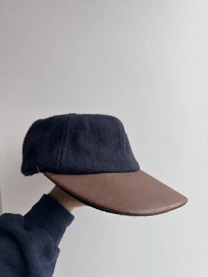 Chapéu de beisebol azul marinho lã Banana Republic - Imagem 1 de 4