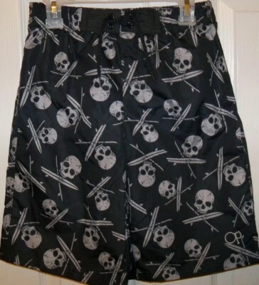 OP Ocean Pacific Skulls Board Shorts Traje de Baño Bañador Pantalones Cortos Niños Talla 4/5 Nuevo con Etiquetas Foto 1 de 2