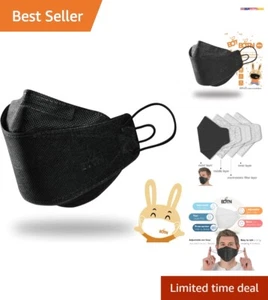 Comfortable 11Pcs KF94 Masks with Adjustable Straps & 3D Design - Korean Quality - Picture 1 of 10