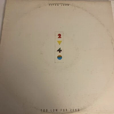 Elton John - Too Low For Zero - 1983 - 12” Vinyl LP -  Artisan Mastering - Image 1 of 4