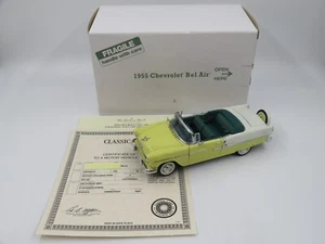 1955 Chevrolet Bel Air 1:24 Die-cast Car - Danbury Mint w/ Box & Paperwork - Picture 1 of 19