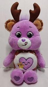 Cuidado Osos Dulce Ciervo Cuidado Oso Púrpura 10" Peluche Animal - Imagen 1 de 8