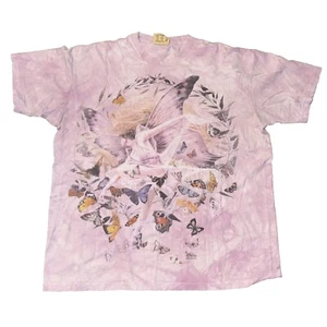 Vintage Y2K The Mountain Fairy Shirt Butterfly Nature Tie Dye 2000 - Bild 1 von 3