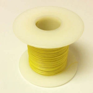 500' Seite 26AWG GELB KYNAR Isolierter Drahtwickeldraht 500 Fuß Rolle ~ Hergestellt in den USA - Bild 1 von 1