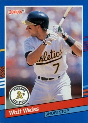 1991 Donruss Walt Weiss #214 - Image 1 of 2