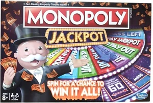 **NUOVO** Monopoly Jackpot Edition B7368 Parker Brothers Gioco da Tavolo - Foto 1 di 3