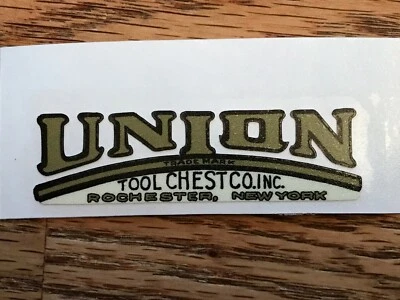 "UNION TOOL CHEST EMBLEM" for Vintage Machinist Chest - Image 1 of 3