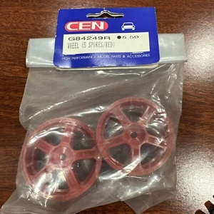 CEN - CT-4 SERIES - WHEELS (5 Spoke Wheels RED - Model G84249R - BOX 2 - Picture 1 of 12