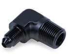 Snow Performance 3/8In Npt To 4An Elbow Water Fitting Black Sno-808-Brd