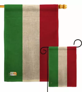 Hungary Burlap Garden Flag Regional Nationality Decorative Yard House Banner - Picture 1 of 19