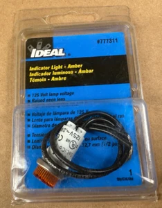 Ideal 777311 Amber Orange Indicator Light - New in Package - Free Shipping - Picture 1 of 4
