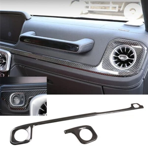 Cubierta del panel de salida de aire lateral de fibra de carbono real para Benz Clase G W463 2019-22 - Imagen 1 de 12