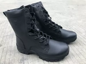 Surplus Chinese Army Original 21 Type Airborne high cut combat boots black - Picture 1 of 9