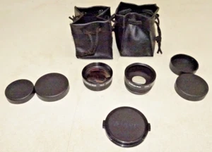 Kenko Tele Conversion Lens 1.5x KCT15 Wide 0.5x KCW05 Japan Nikon 52 mm Cap - Picture 1 of 9